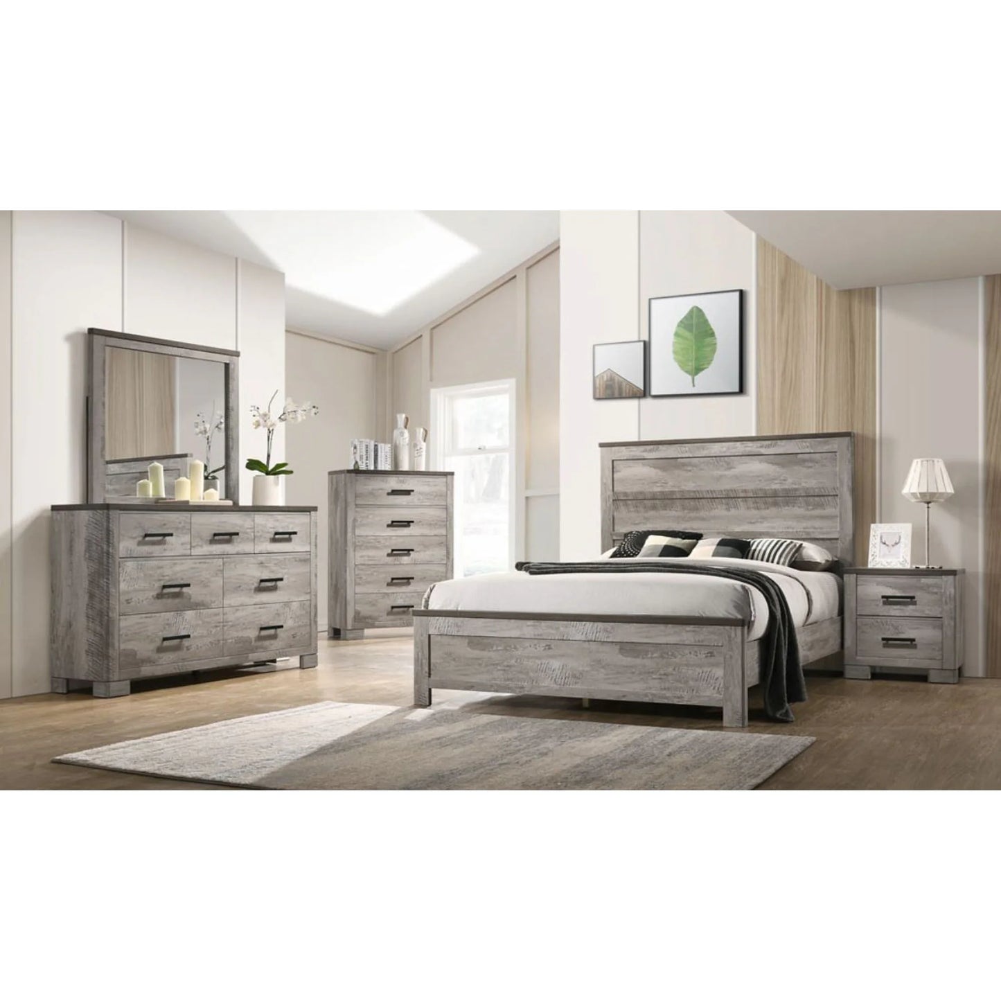 Millers Cove - Dresser (Sturdy) - Two-Tone Gray