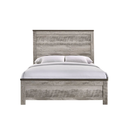 Millers Cove - Full Panel Bed - Distressed Gray