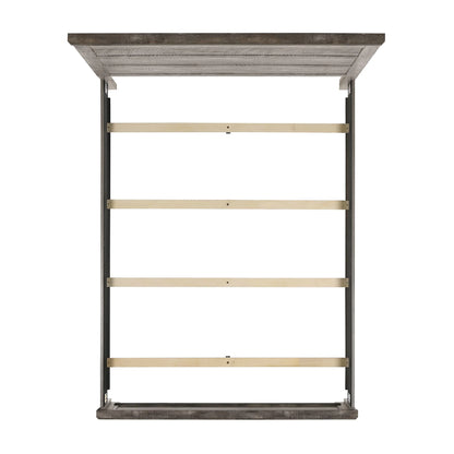 Millers Cove - Queen Panel Bed - Distressed Gray