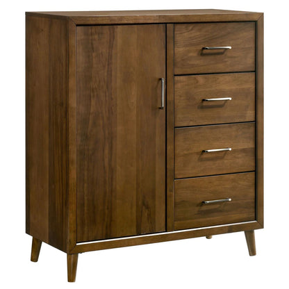 Malibu - 4-Drawer Chest - Walnut
