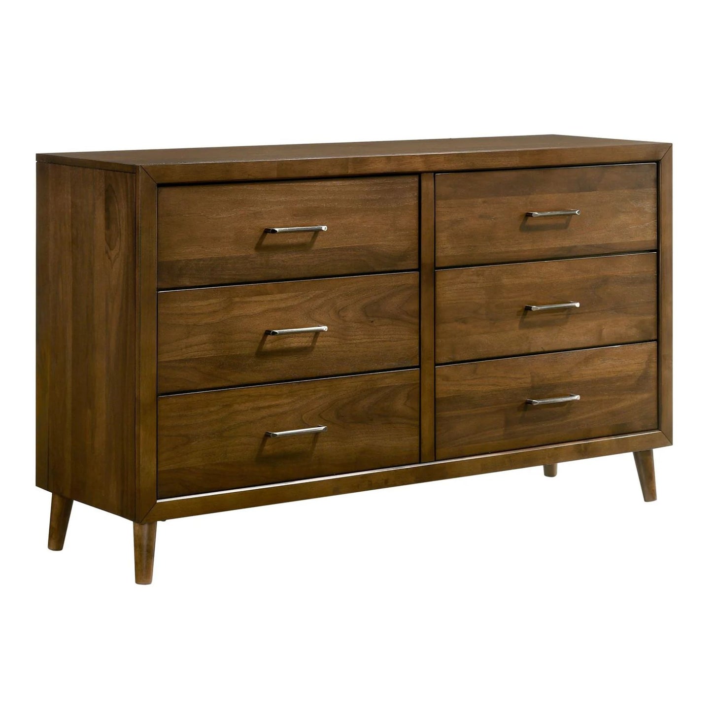 Malibu - 6-Drawer Dresser - Walnut