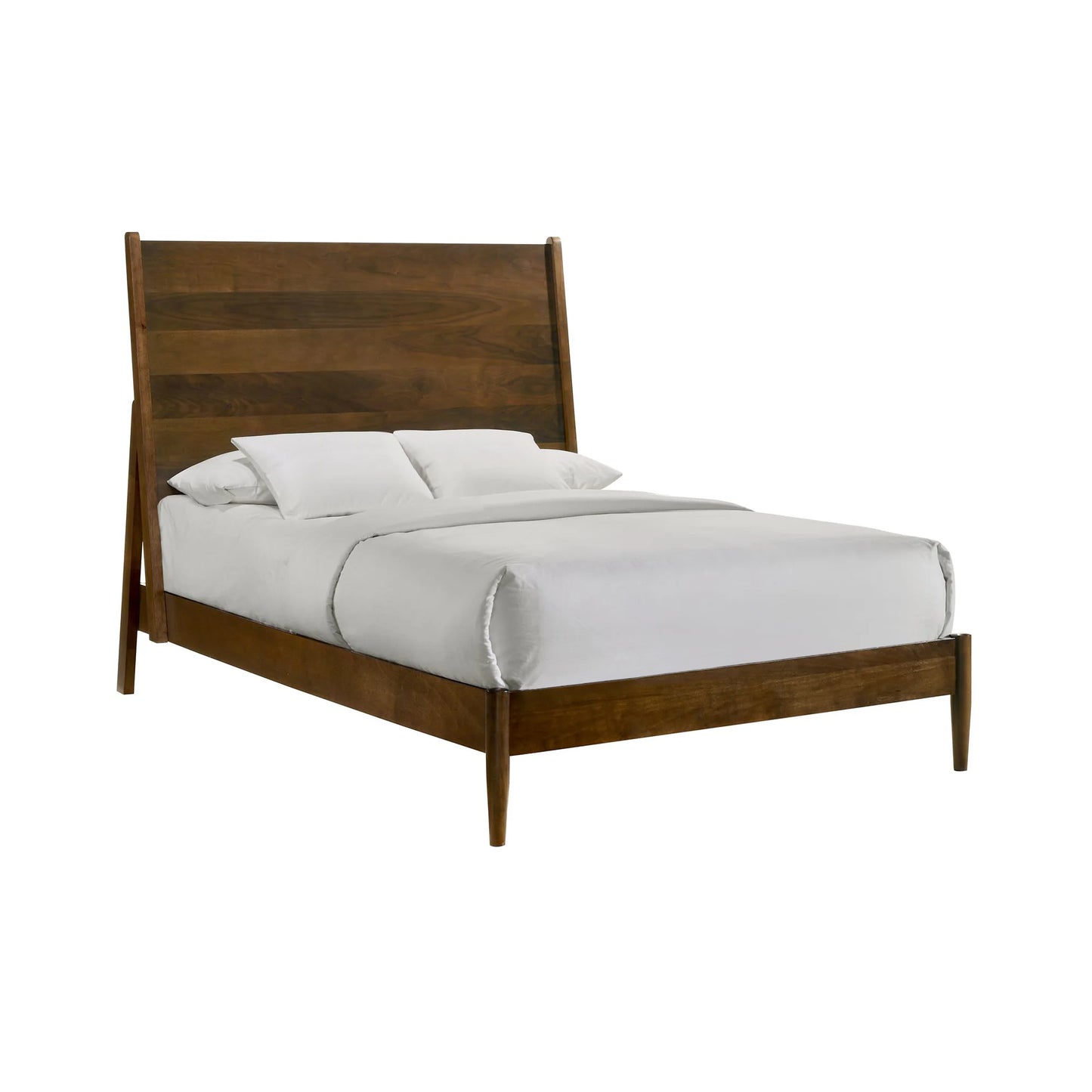 Malibu - Full Panel Bed - Walnut