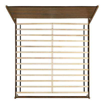 Malibu - King Panel Bed - Walnut