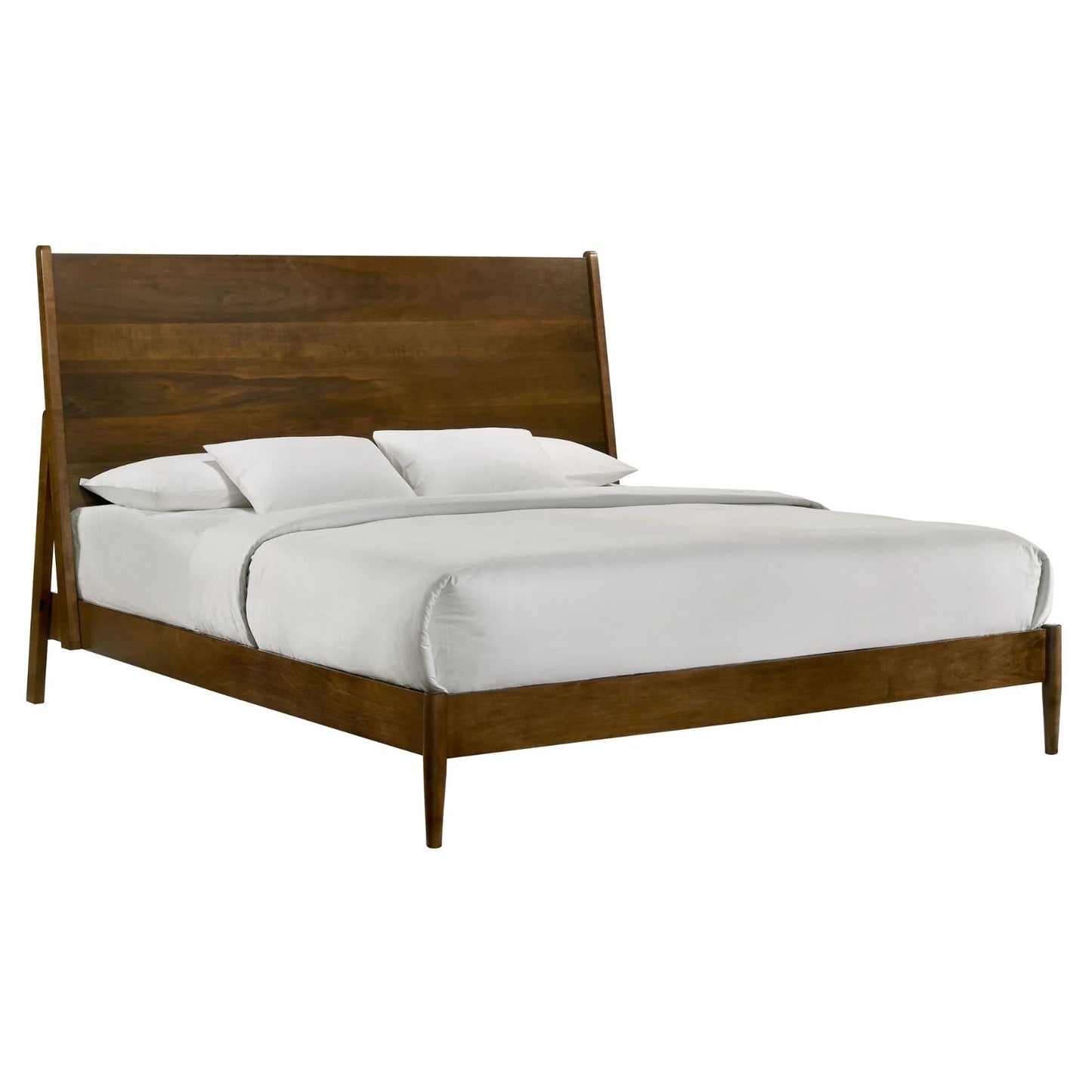 Malibu - King Panel Bed - Walnut