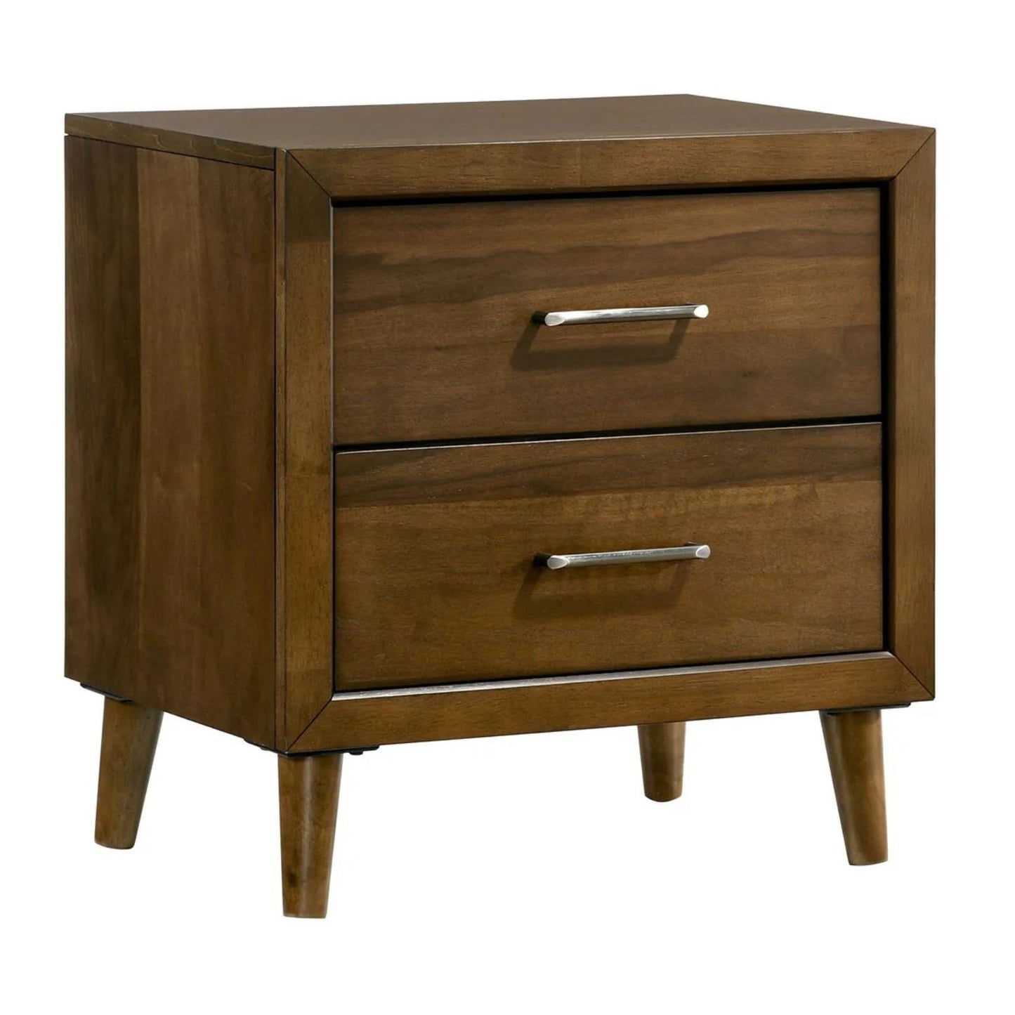 Malibu - 2-Drawer Nightstand - Walnut