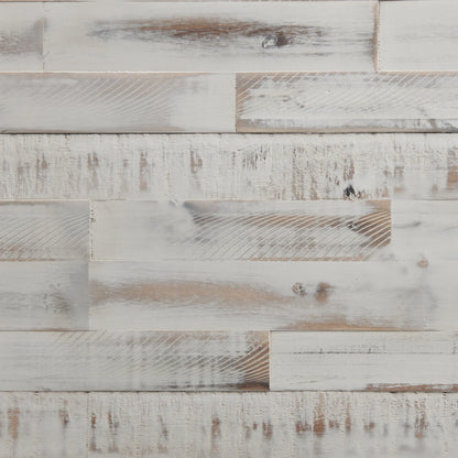 Modern Rustic - Panel Chair - Weathered White