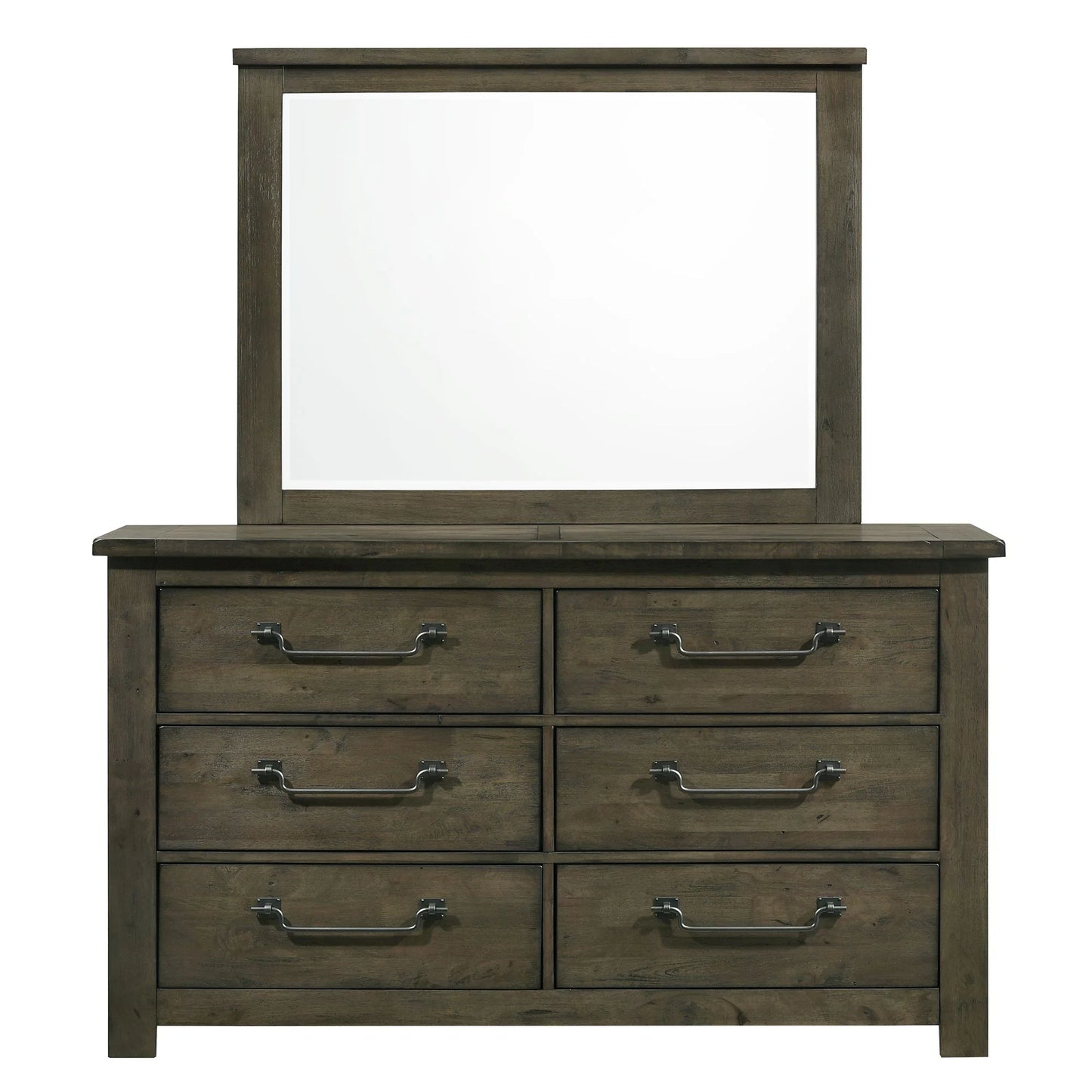 Maverick - Dresser & Mirror - Gray