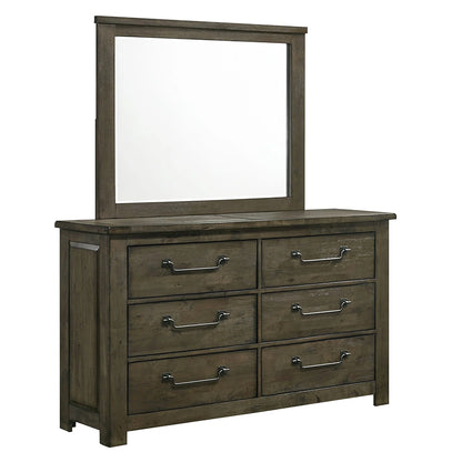 Maverick - Dresser & Mirror - Gray