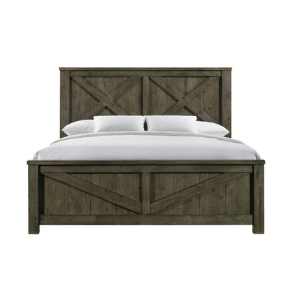 Maverick - King Bed - Gray