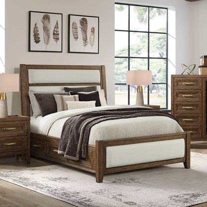 Marlow - Queen Storage Bed - Sable