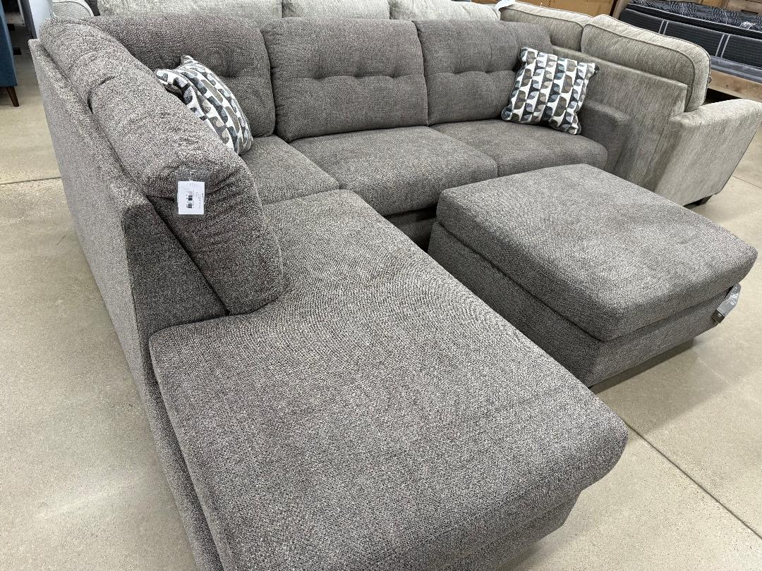 “Mahoney” Sectional and Ottoman