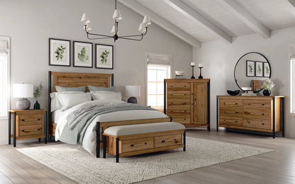 Norcross - Storage Bench - Hickory