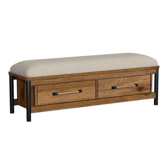 Norcross - Storage Bench - Hickory