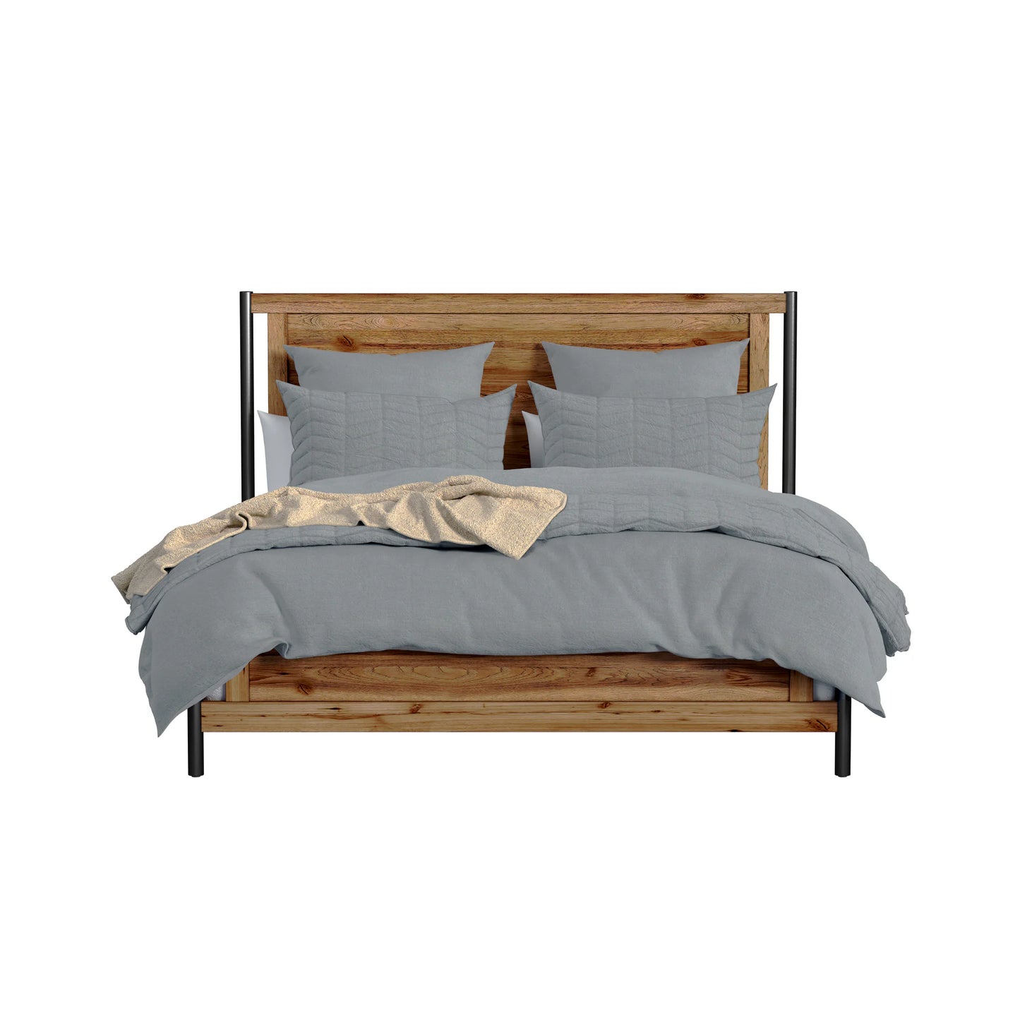 Norcross - King Standard Bed - Hickory