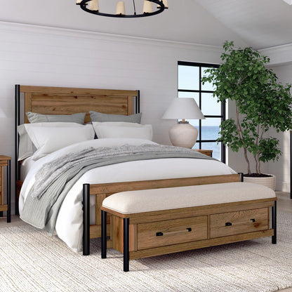 Norcross - Queen Standard Bed - Hickory