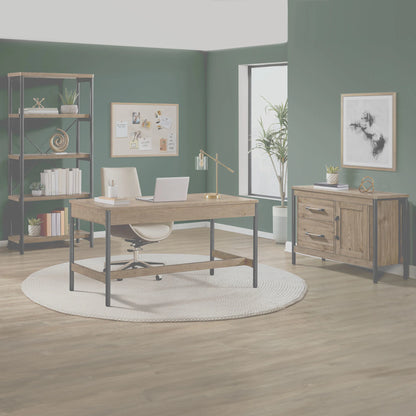 Norcross - 60" Writing Desk - Hickory