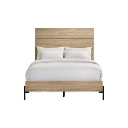 Newhall - Full Bed - Vintage Oak Melamine