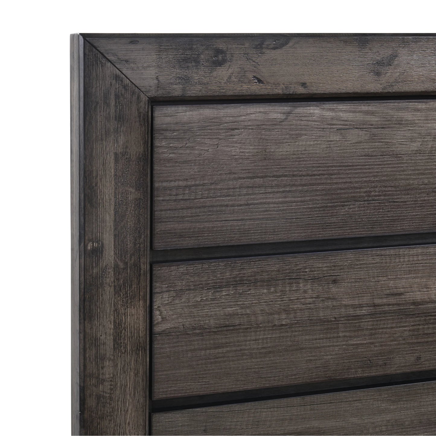 Nathan - King Panel Bed - Gray Oak Finish