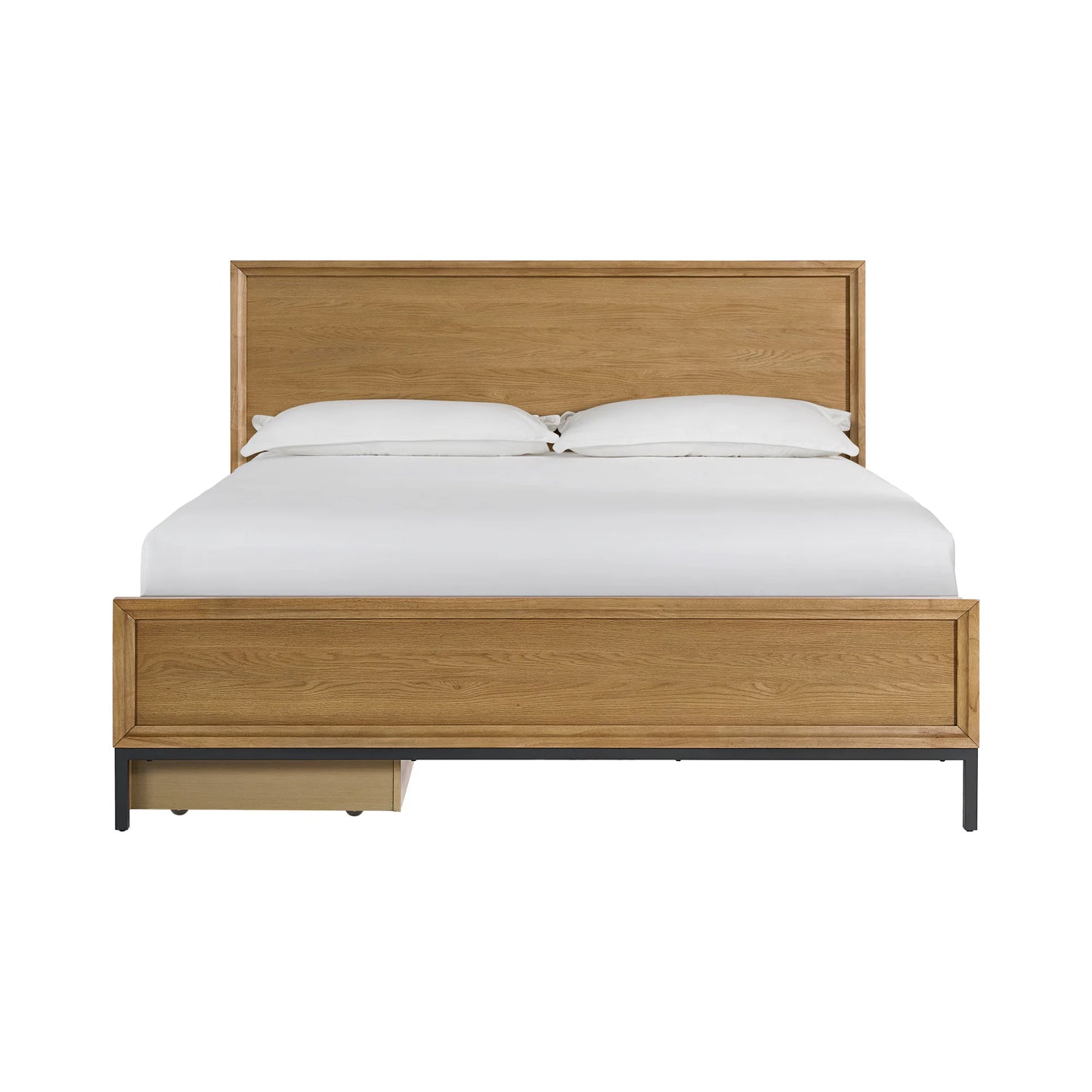 Newport - King Bed - Natural Oak