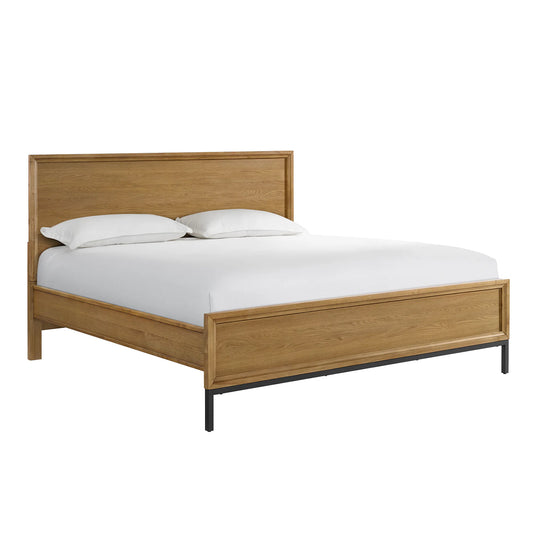 Newport - King Bed - Natural Oak
