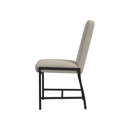 Newport - Upholstered Chair - Natural Oak / Gray