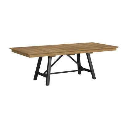 Newport - Trestle Table - Natural Oak