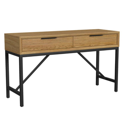 Newport - Sofa Back Table - Natural Oak