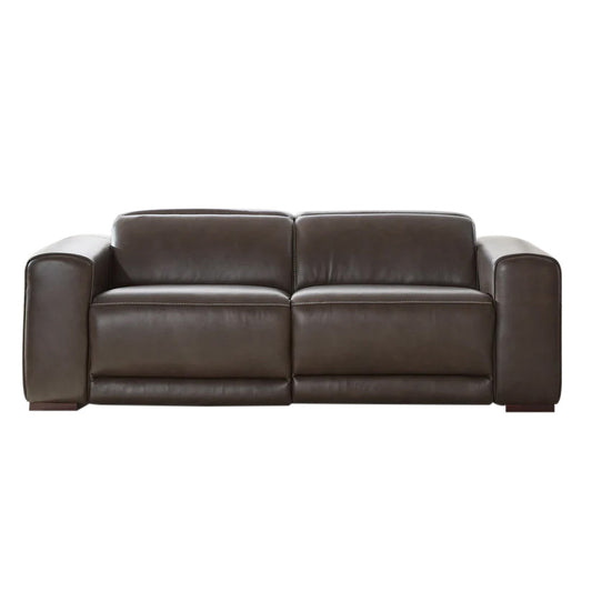 Deacon - 2 Piece Sofa - Boston Charcoal Leather