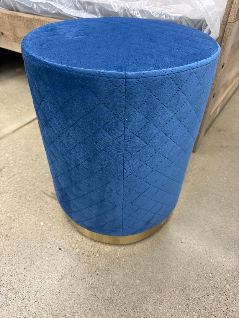 Ottoman/Stool - Blue