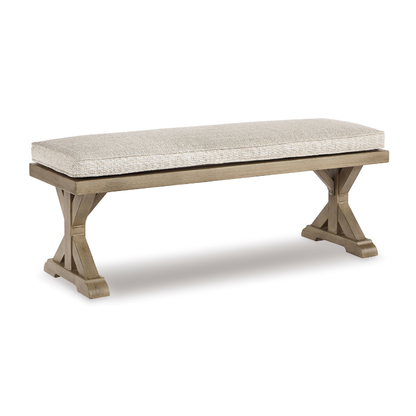 Ashley “Beachcroft” Outdoor Bench with Cushion