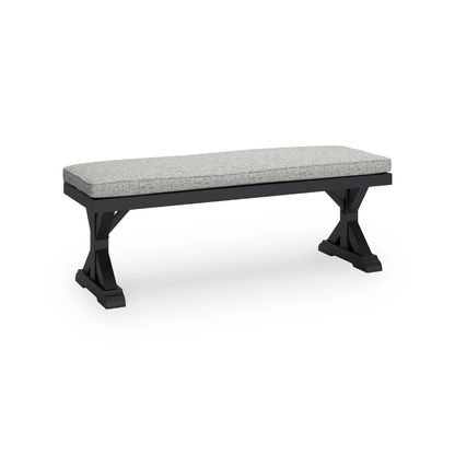 Ashley “Beachcroft” Outdoor Bench with Cushion