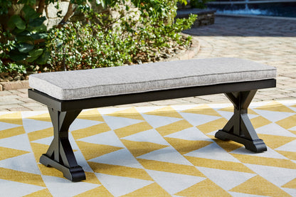 Ashley “Beachcroft” Outdoor Bench with Cushion