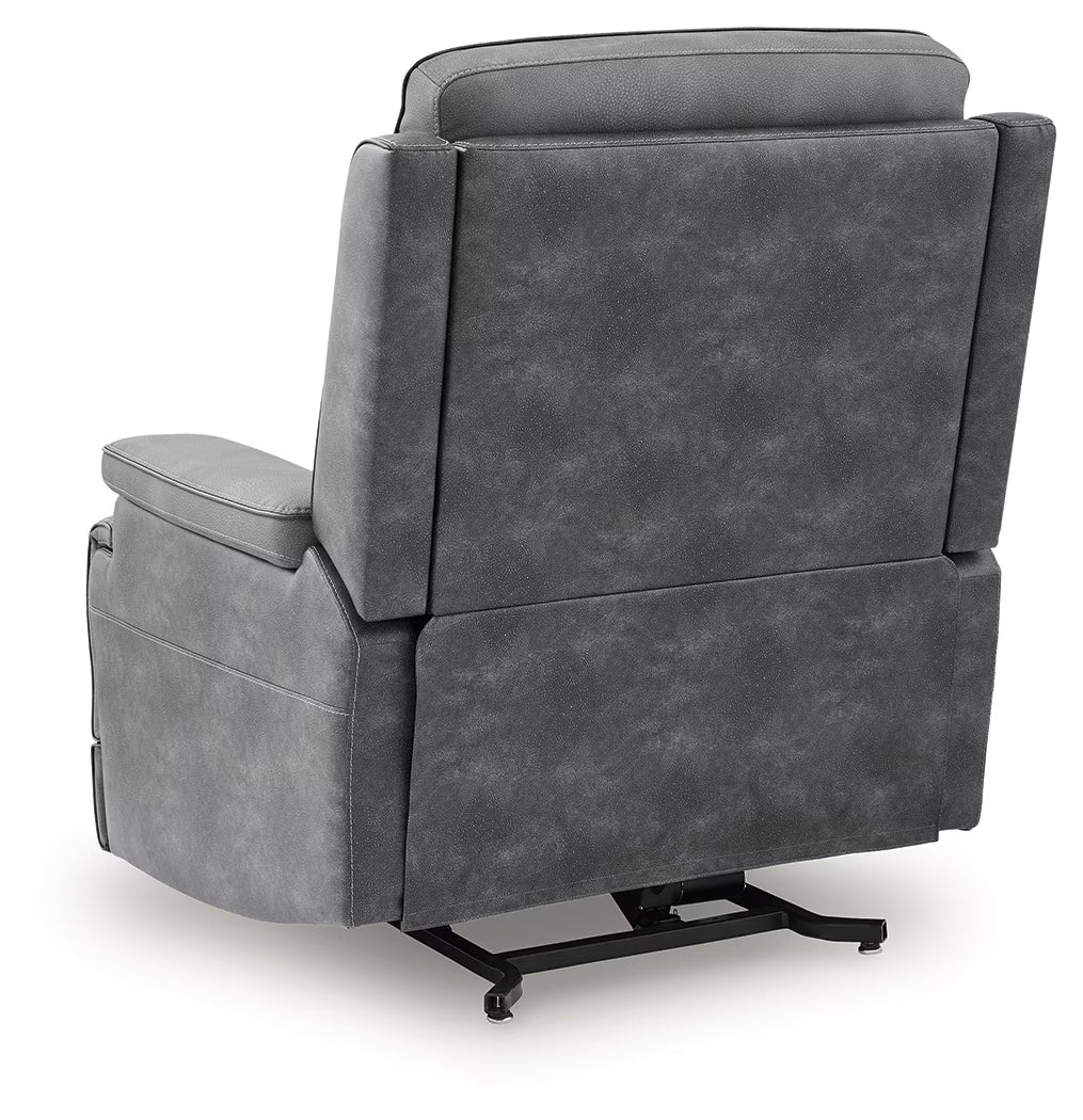 4Z-Peaceful Pause - Serenity Zone - Slate - Power Lift Recliner ...