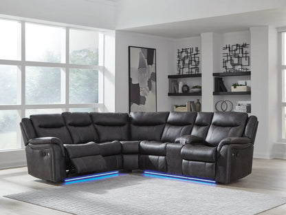 Sultan Meadow - Carbon - 2-Piece Reclining Sectional