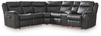 Sultan Meadow - Carbon - 2-Piece Reclining Sectional
