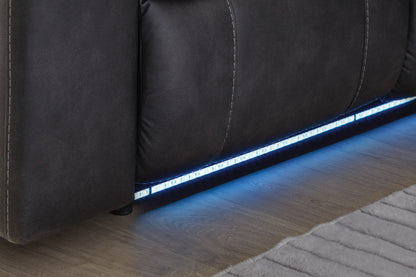 Sultan Meadow - Carbon - 2-Piece Reclining Sectional