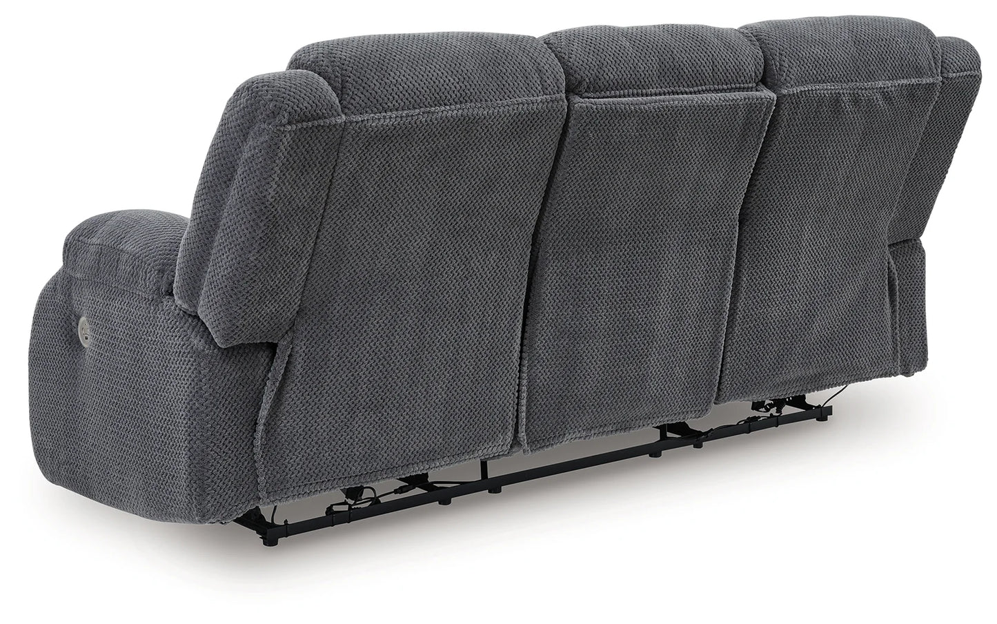 Observation - Steel - Reclining Power Sofa With Drop Down Table