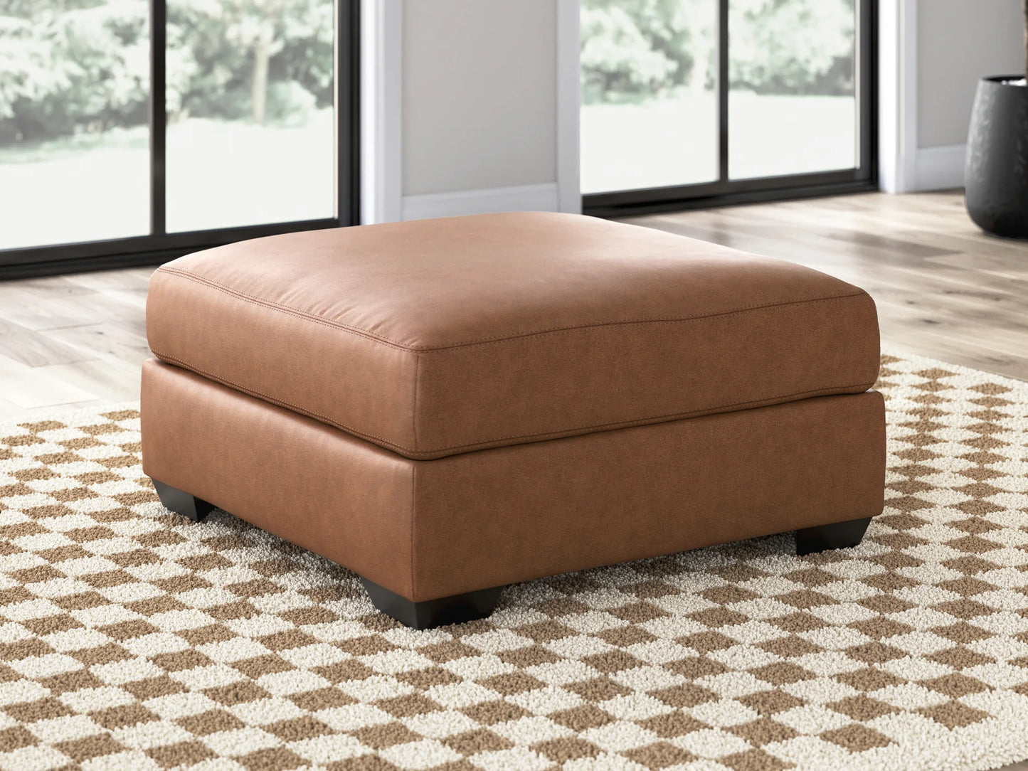 WillowBend - Caramel - Oversized Accent Ottoman
