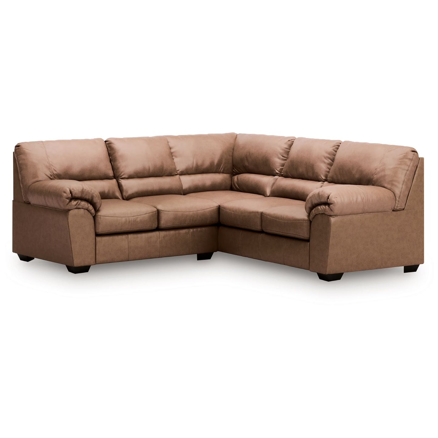 WillowBend - Caramel - 2-Piece Sectional With LAF Loveseat