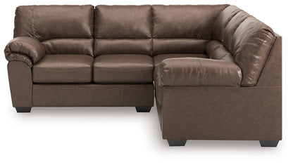 WillowBend - Umber - 2-Piece Sectional With RAF Sofa With Corner Wedge