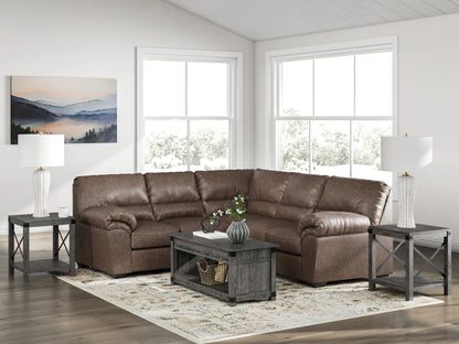 WillowBend - Umber - 2-Piece Sectional With LAF Sofa With Corner Wedge