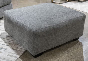 Clarington - Greystone - Oversized Accent Ottoman