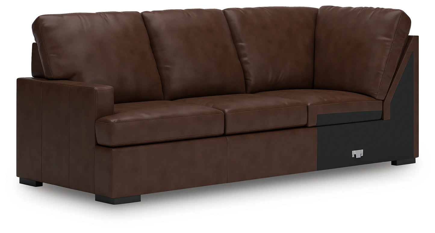 McDowlan - Coffee - 3-Piece Sectional With Raf Corner Chaise