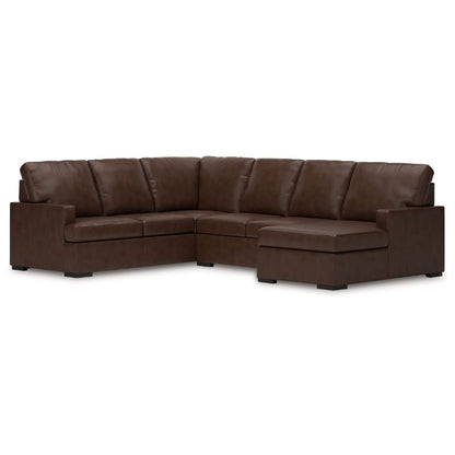 McDowlan - Coffee - 3-Piece Sectional With Raf Corner Chaise