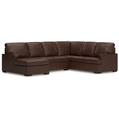 McDowlan - Coffee - 3-Piece Sectional With Laf Corner Chaise