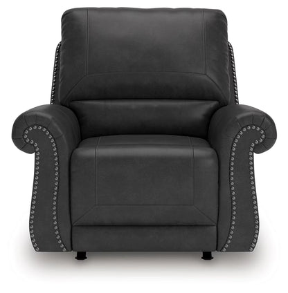 Chasemore - Granite - Swivel Glider Recliner
