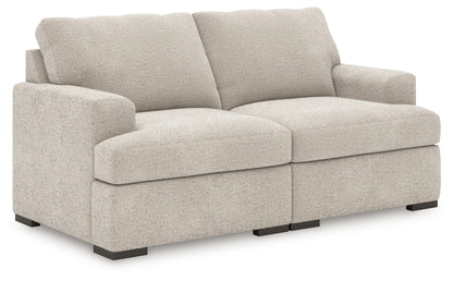 Cuddle Plush - Arctic - 2-Piece Sectional