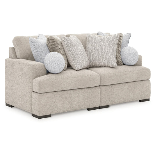 Cuddle Plush - Arctic - 2-Piece Sectional