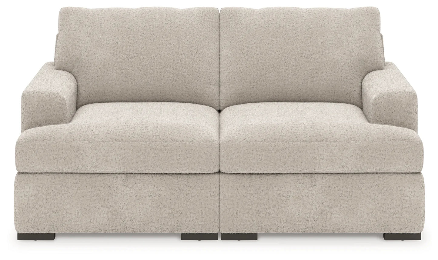 Cuddle Plush - Arctic - 2-Piece Sectional