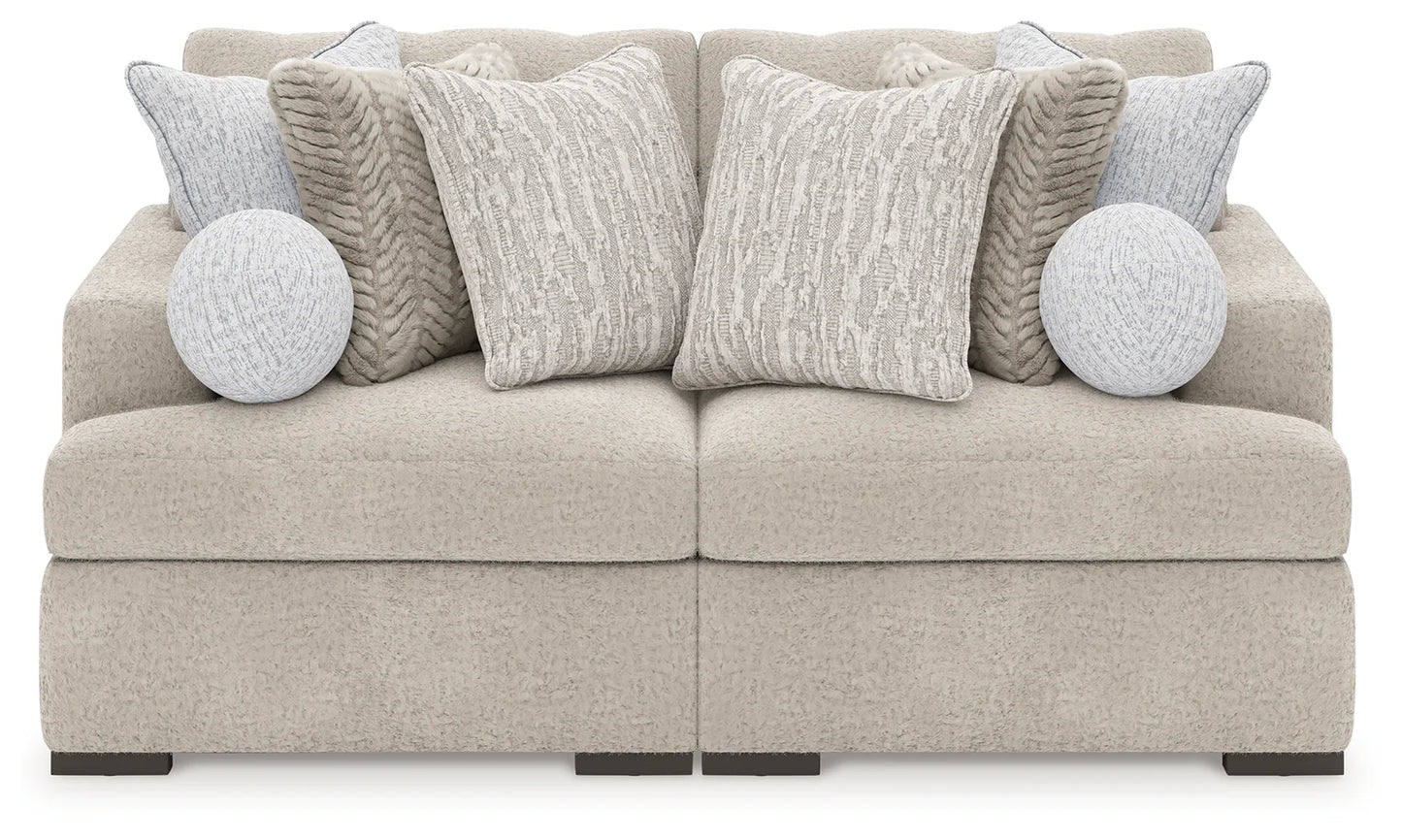 Cuddle Plush - Arctic - 2-Piece Sectional